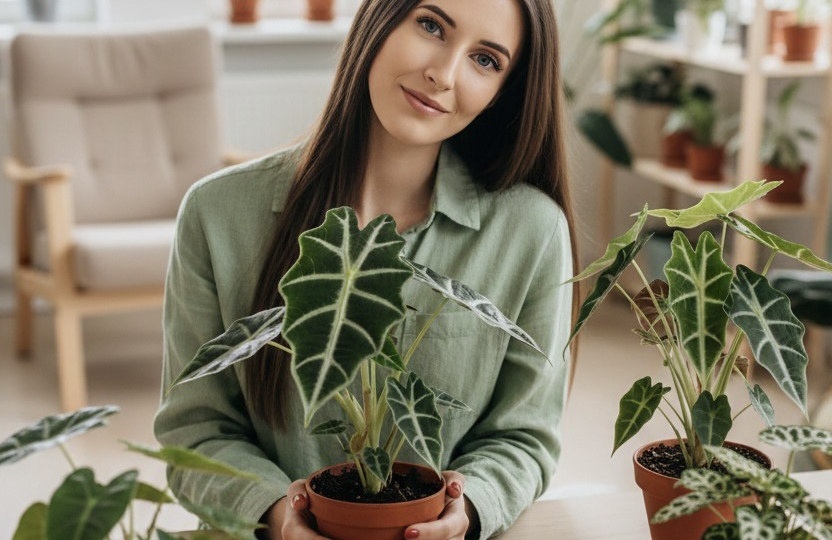 Простой уход за алоказиями