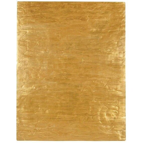  Монохромная золотая картина "МГ 9" 1962 Панель украшена сусальным золотом, 146 x 114 см