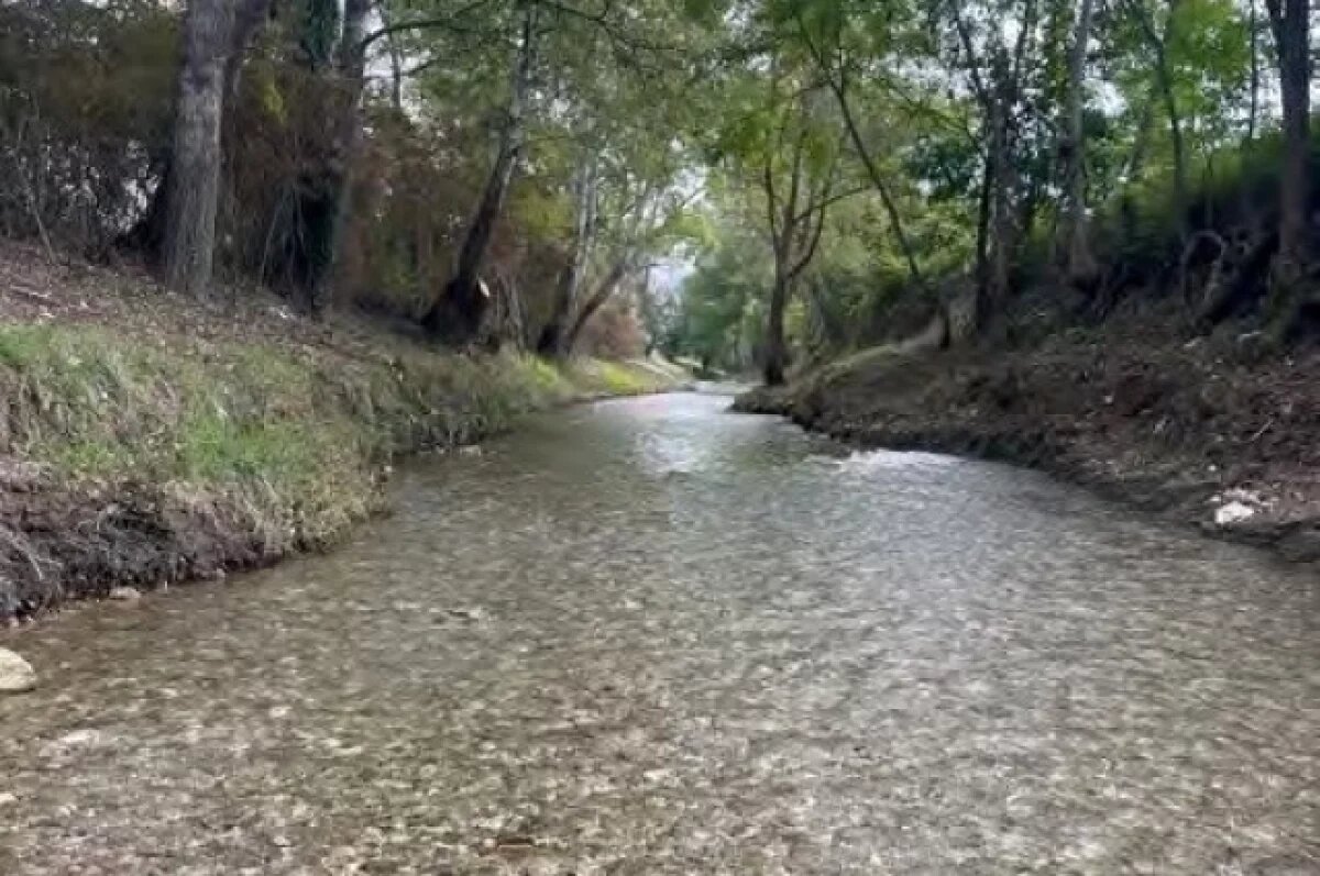    Специалисты завершили расчистку русла реки Бельбек в Крыму