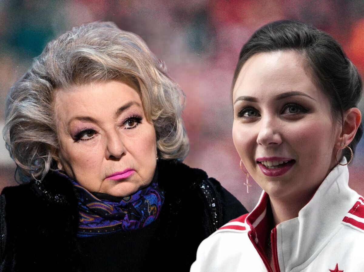    Татьяна Тарасова и Елизавета Туктамышева© Иллюстрация РИА Новости . РИА Новости / Алексей Даничев / Алексей Филиппов