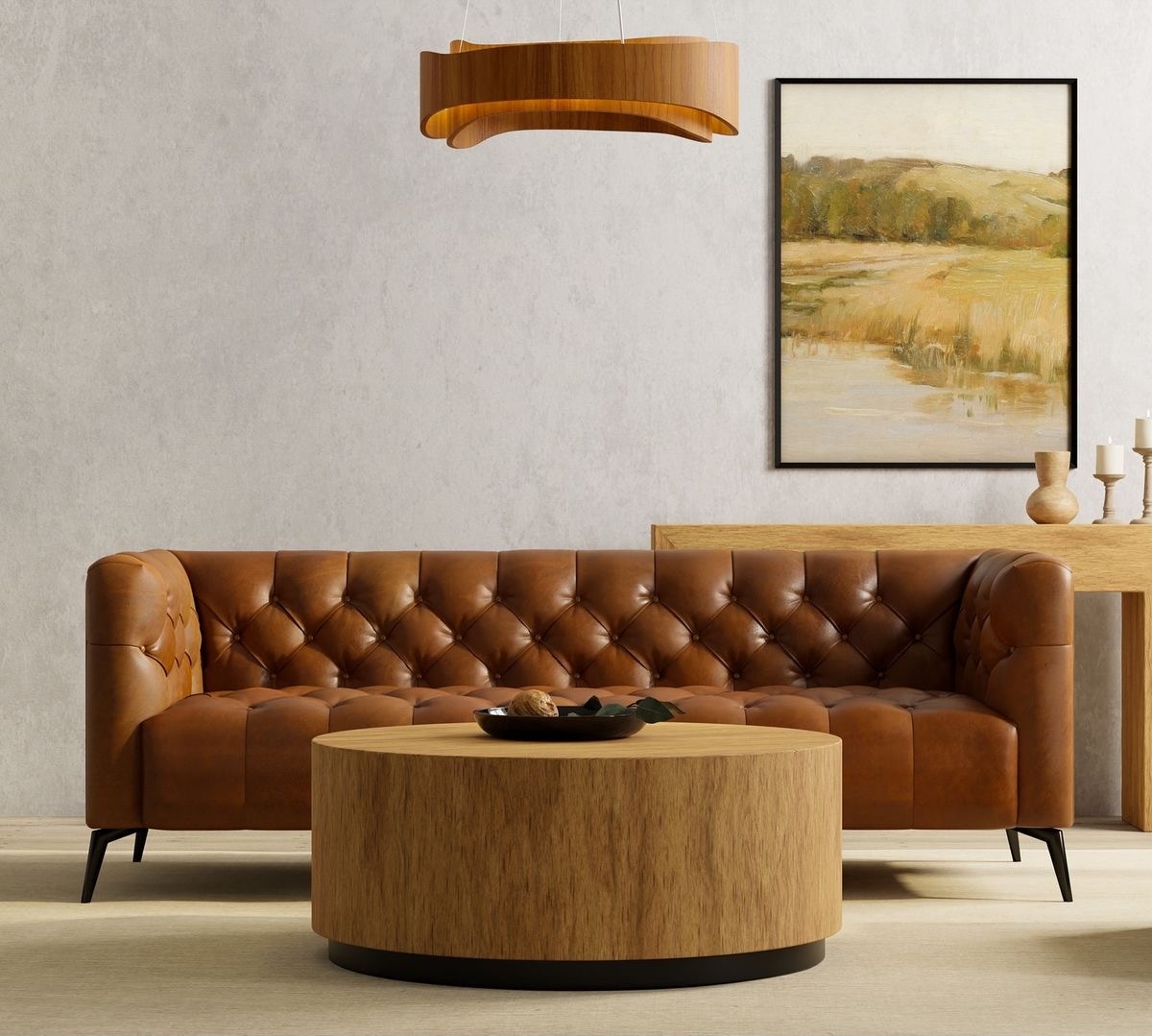 Подвесной светильник Accord Lighting Horizon QN-HORIZON-RING-LED-60-TEAK