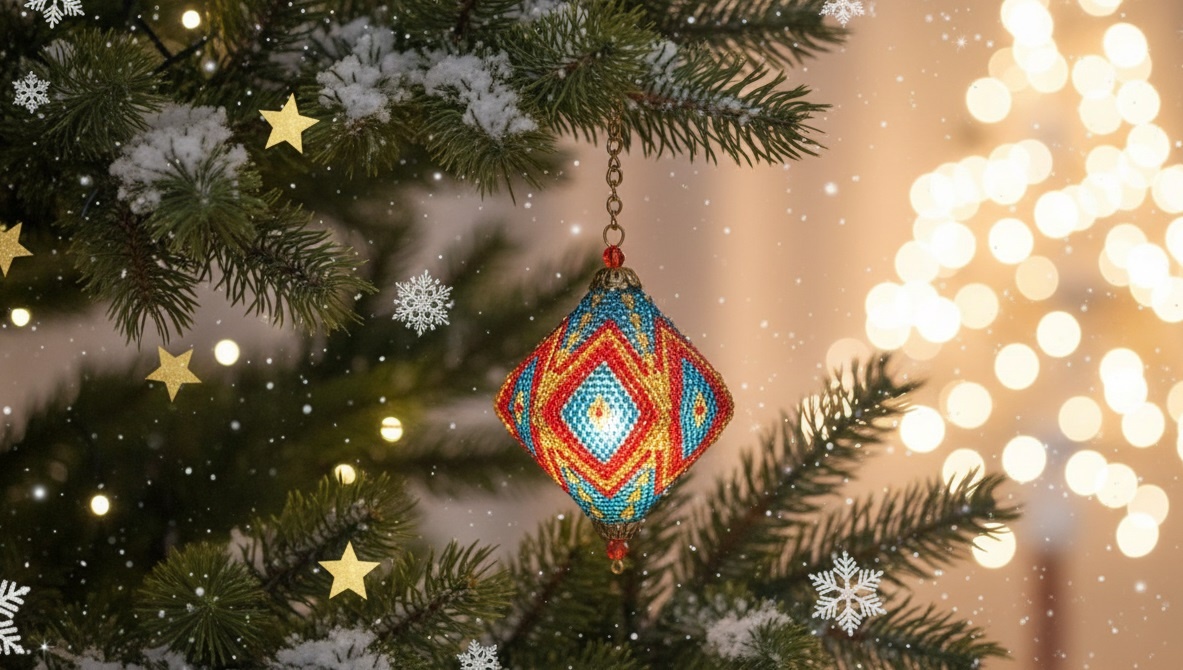 фото фонарика и бисера