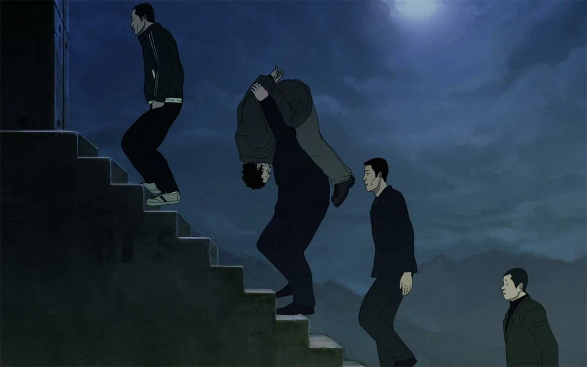 Кадр из аниме "Подделка"