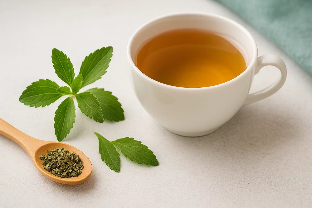 Стевия, натуральный подсластитель из листьев Stevia rebaudiana