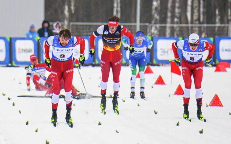    Сергей Устюгов, Савелий Коростелёв и Владислав Осипов (слева направо) / Источник фото: РИА Новости