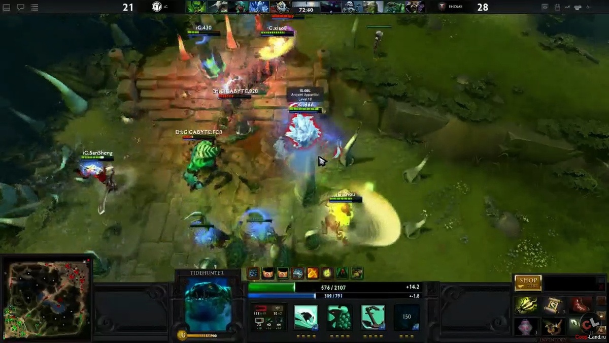 Так выглядела Dota 2 в 2012 году