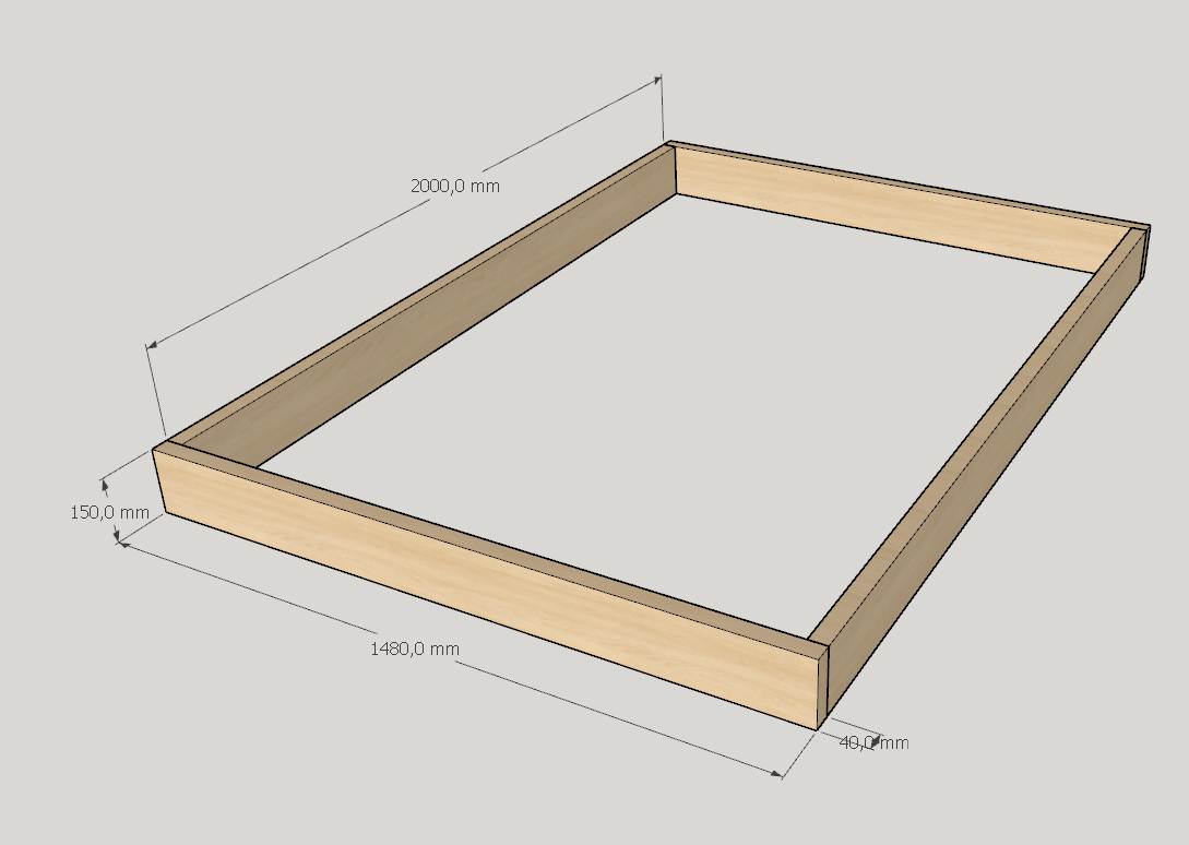 Каркас кровати