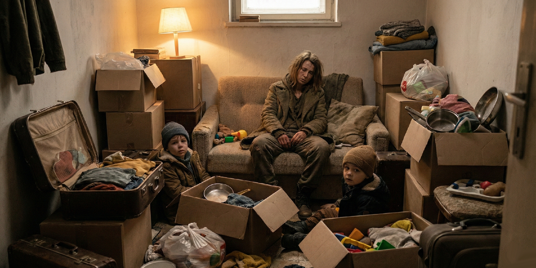 Если женщина "развалила семью", уйдя в "никуда" с детьми - вопросы не к ней!