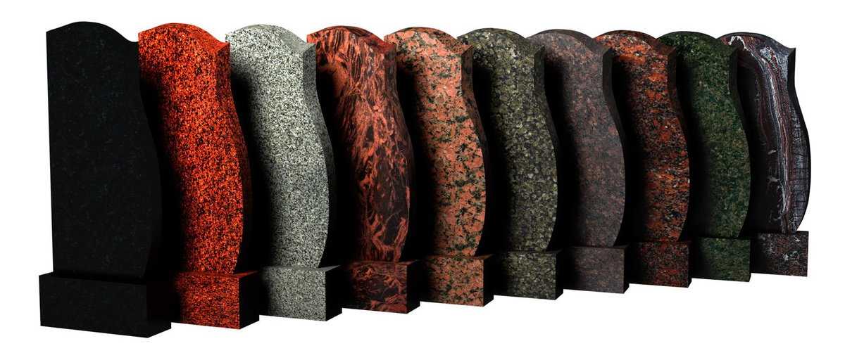 Виды и расцветки гранита для памятника.