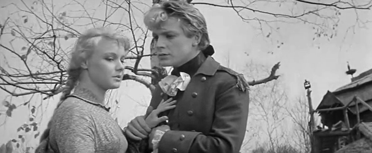 Кадр из кинофильма "Капитанская дочка", 1958 г., режиссер Владимир Каплуновский, сценарист Николай Коварский, композитор Тихон Хренников (скриншот)