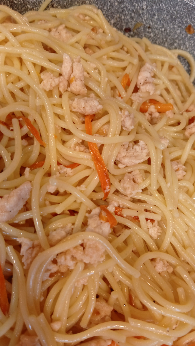 Макароны по - флотски. Фото автора.