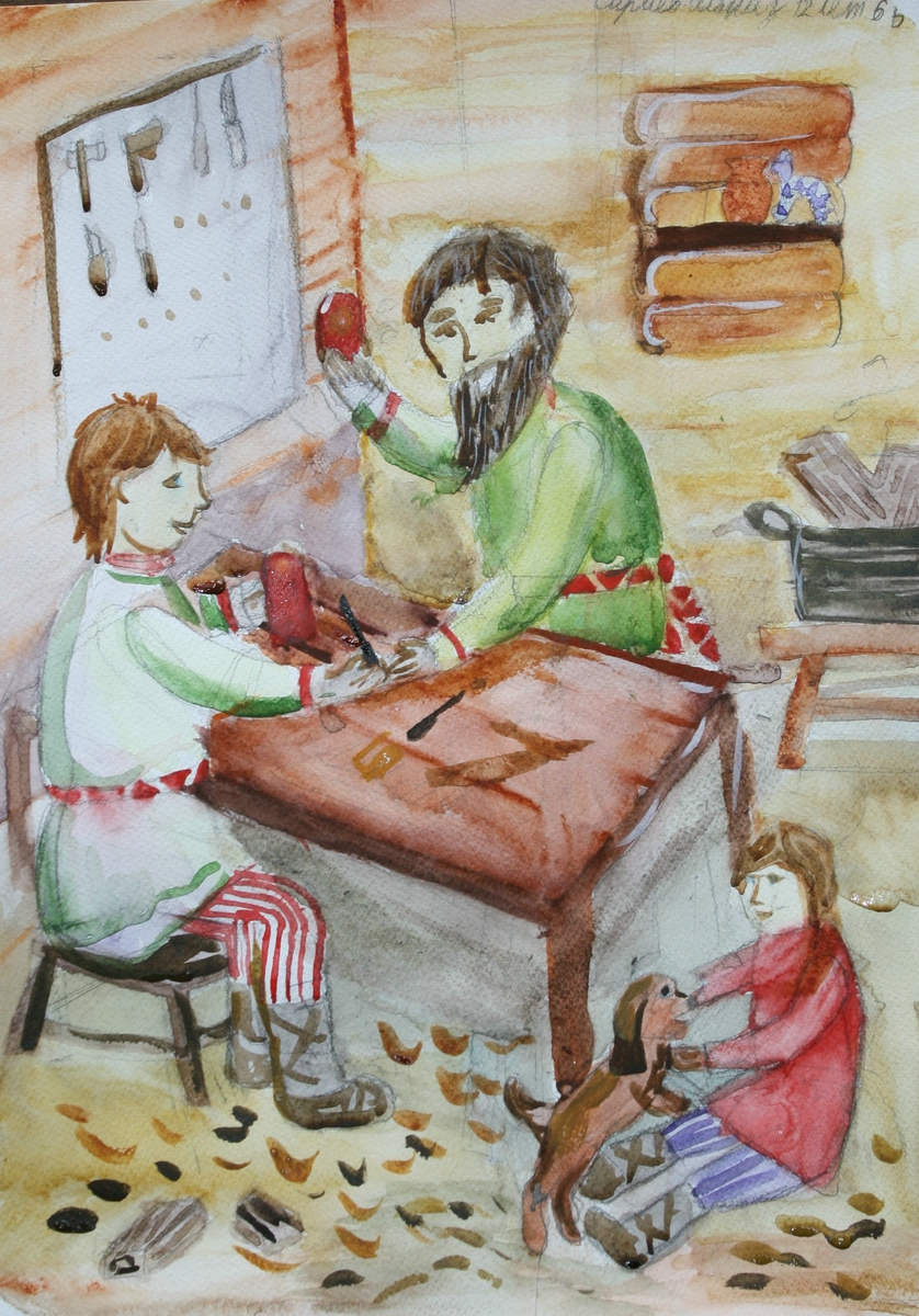 Сираев Ильназ, 12 лет, "В папиной мастерской", МАОДО «ДШИ им.А.В.Ливна», п. Излучинск, Нижневартовский район, ХМАО-Югра (фото из архива фестиваля)