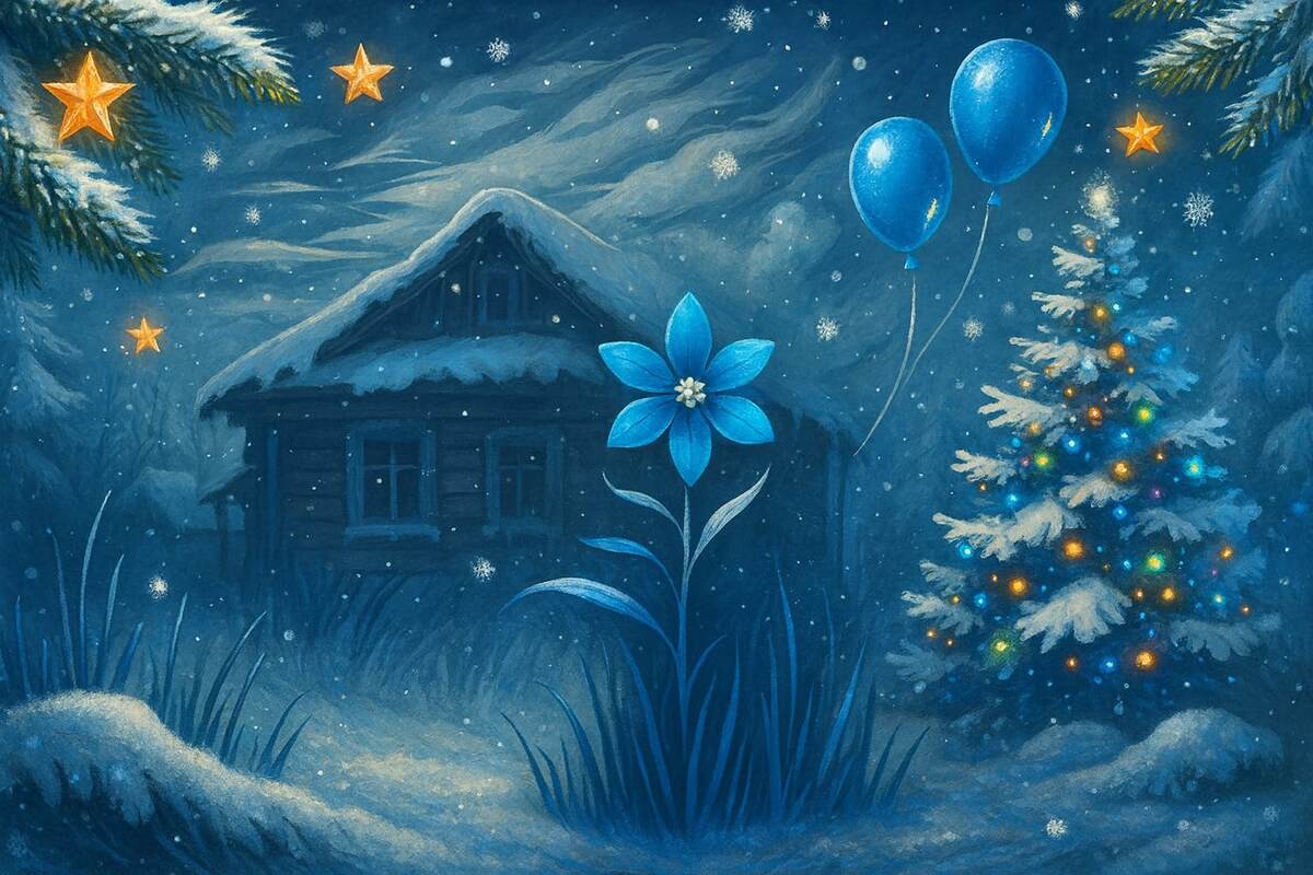 Картинка по мотивам книги «Дом потерянных душ» Евгении Кретовой. Создана ChatGPT по моей ориентировке.