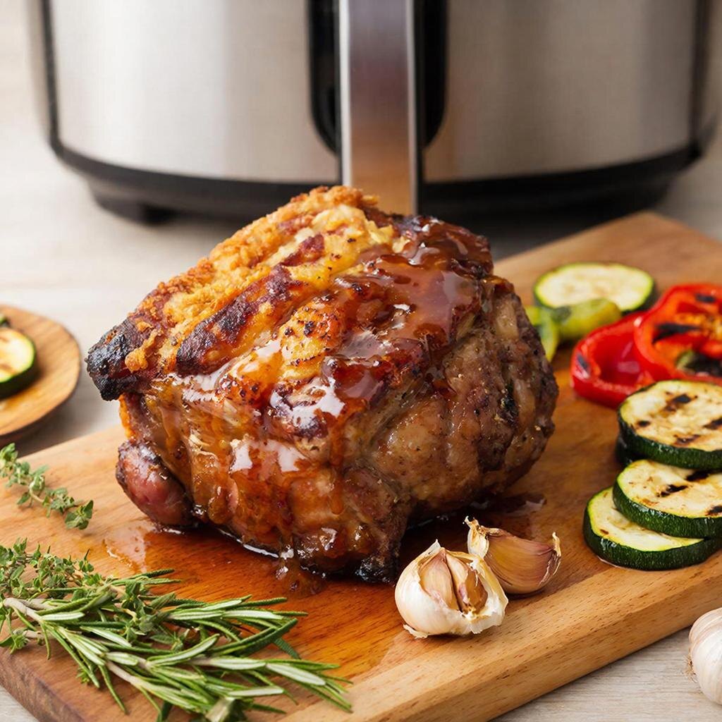 Свиная шея в аэрогриле