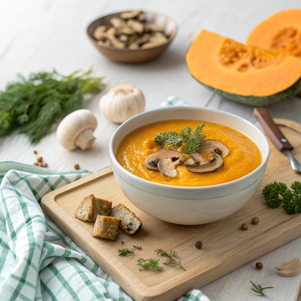 Тыквенный суп на кокосовом молоке