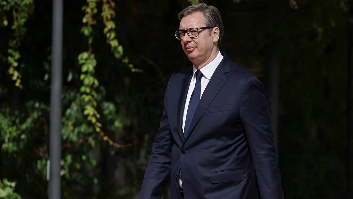   Vlasov Sulaj / AP- Президент Сербии Александр Вучич