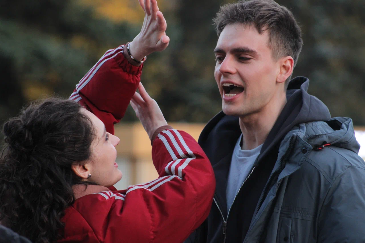 Влад Терских на съемках. Фото: пресс-служба продюсерского центра Арт-Синтез