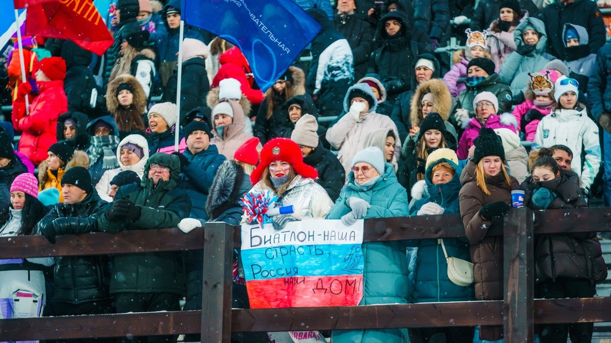    7 тысяч болельщиков отметили праздник биатлона в Ханты-Мансийске