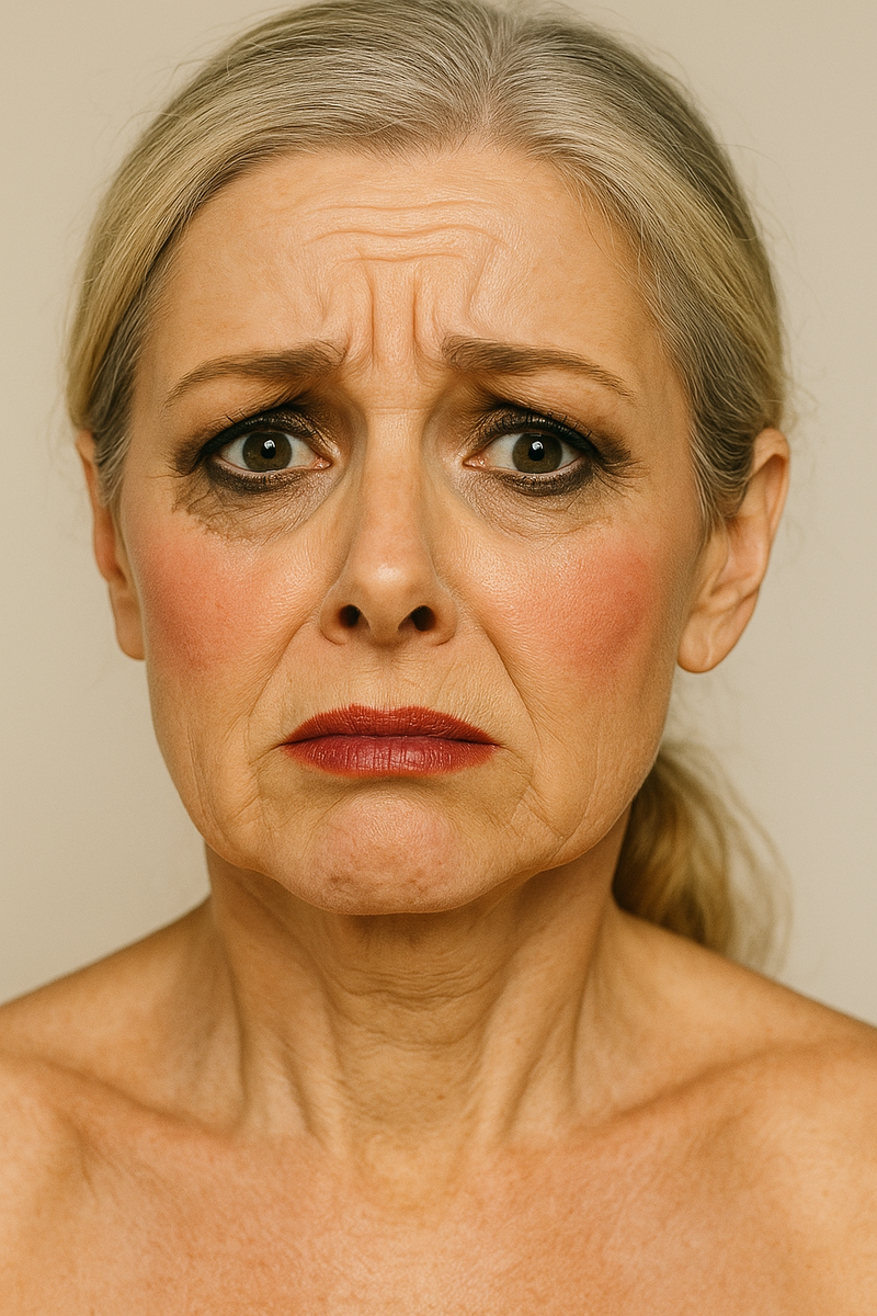 Плотные тональные забиваются в поры и выглядят очень плохо. Так быть не должно!