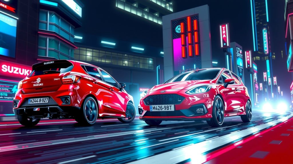    Стоит ли выбирать Suzuki Swift Sport 1.4 2025 или Ford Fiesta ST и какой быстрее?