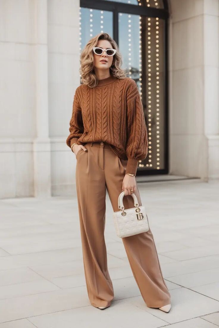 Монохромный образ. Фото с Пинтерест.