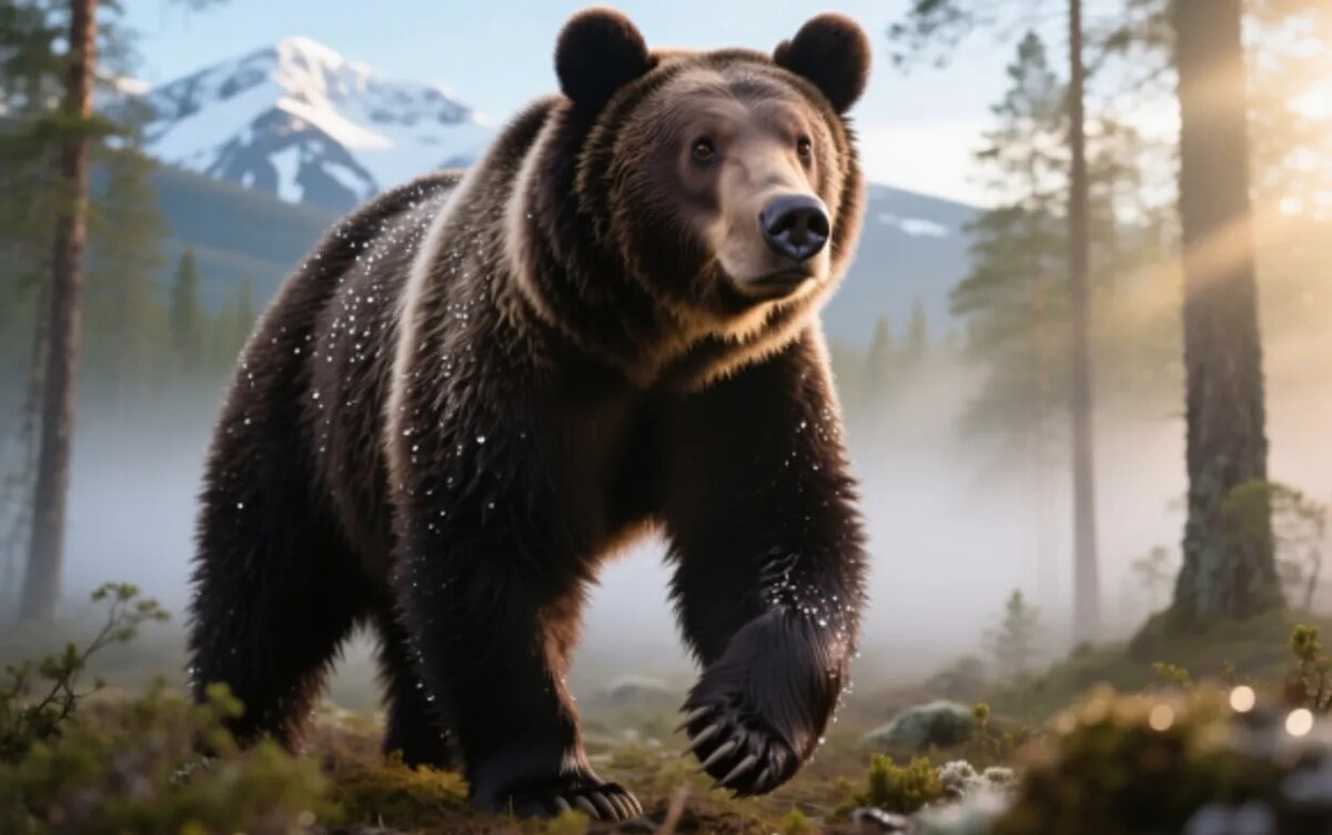    Почти 1,3 тысячи бурых медведей проживает в Удмуртии по данным 2025 года