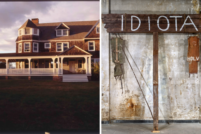 Дом Шнабеля в Монтоке и скульптура | фото из личного архива художника