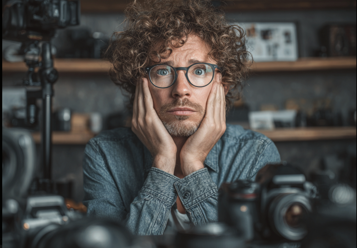 Примерно так выглядит эксперт, который смотрит видео где-то на ютубчике по запросу "Как снимать красивые уроки?" В статье я расскажу, как все сделать просто, но очень красиво