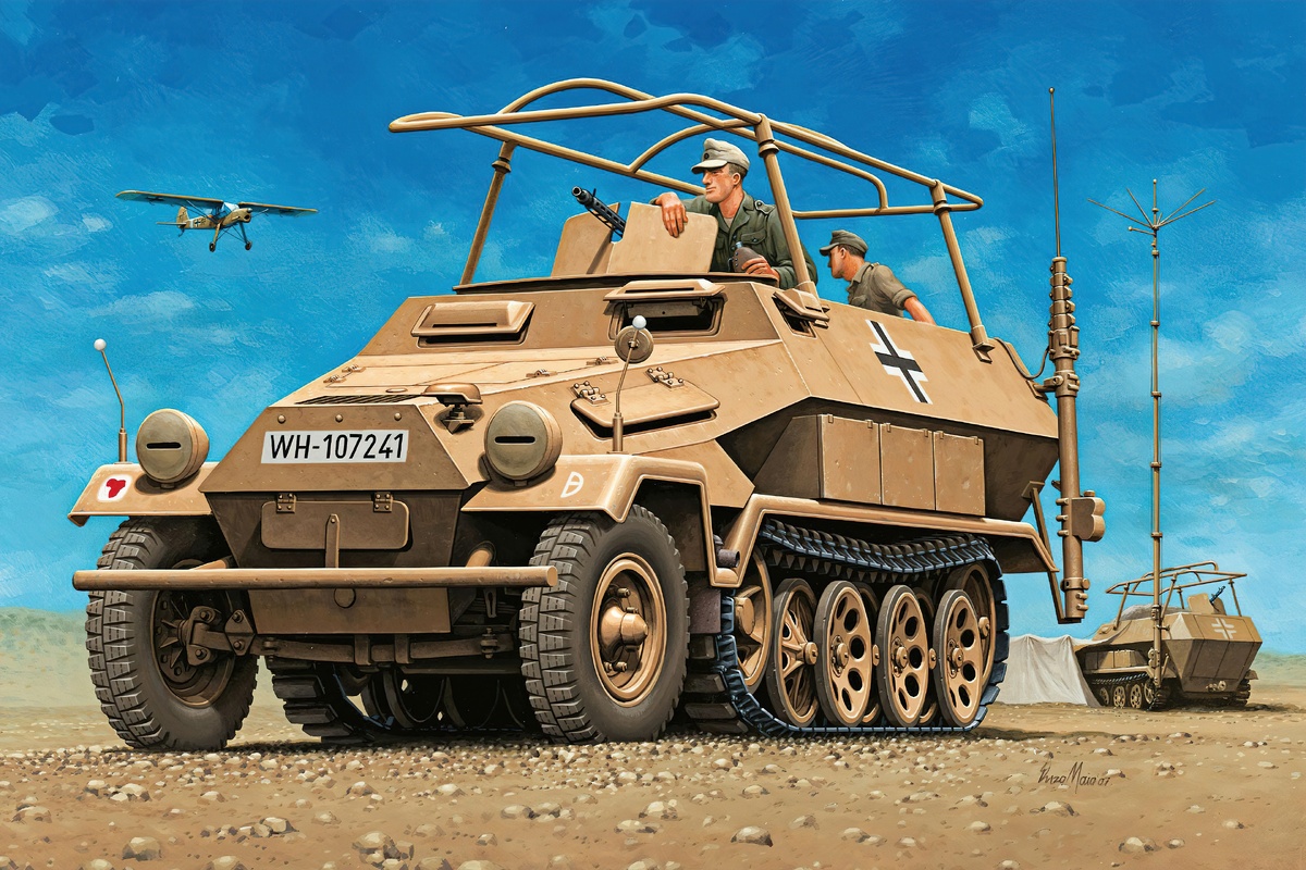 Бронемашина связи mittlerer Funkpanzerwagen Sd.Kfz.251/3