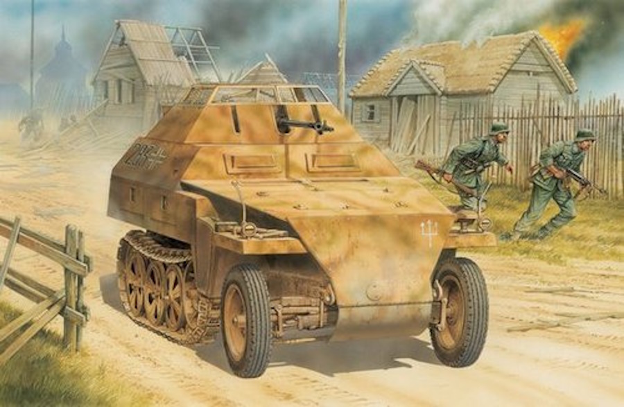 Разведывательная бронемашина leichter Schützenpanzerwagen (2cm) Sd.Kfz.250/9