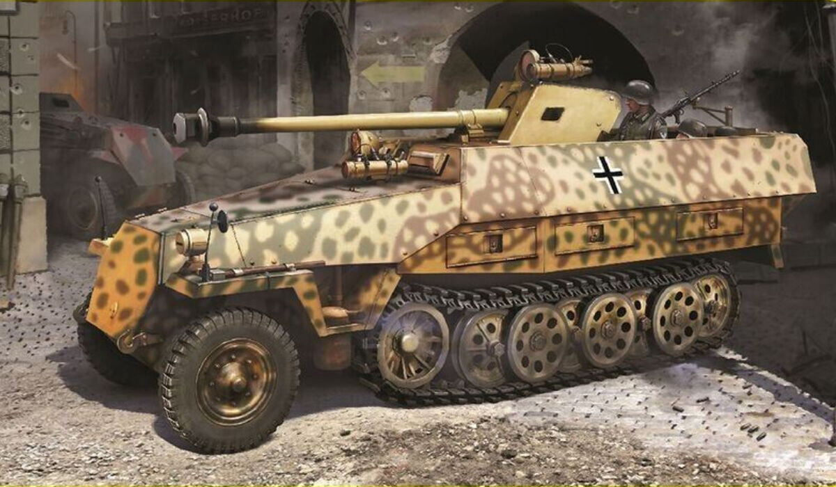 Самоходная противотанковая установка mittlerer Schützenpanzerwagen mit 7,5 cm Pak 40 Sd.Kfz.251/22 