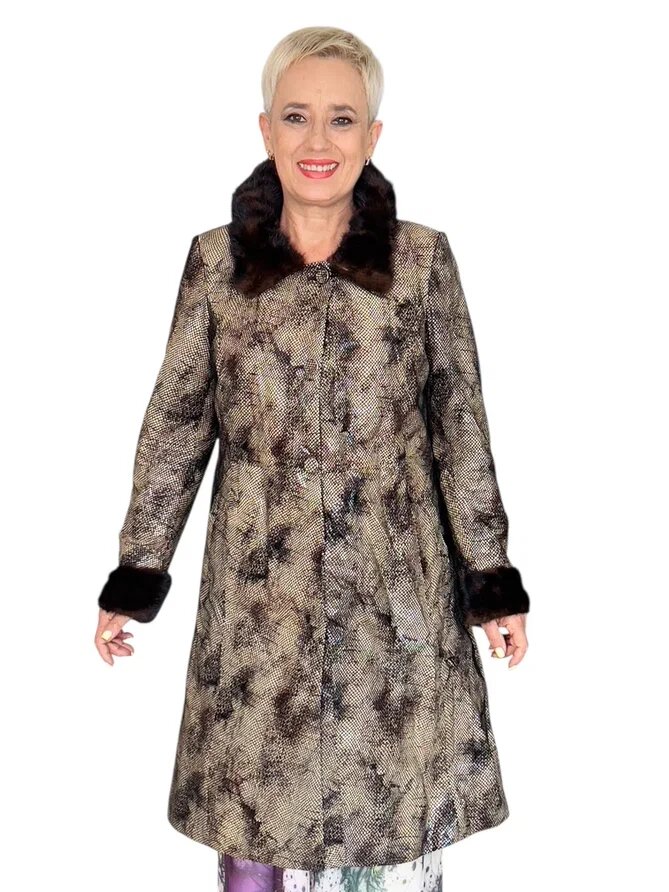 Переделка кожаного пальто. Ателье Ирины Берзиной.