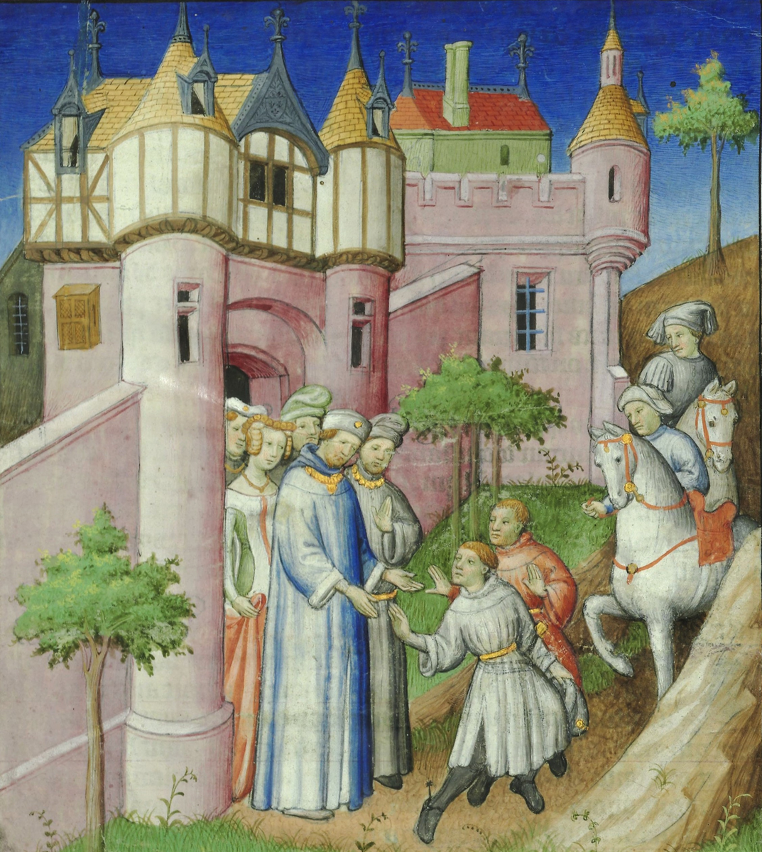 Никколо и Маттео Поло отправляются из Константинополя.