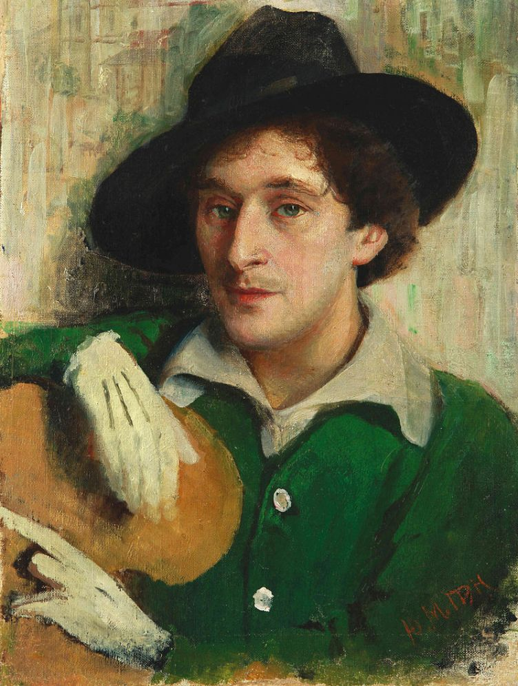 Портрет молодого Марка Шагала кисти его учителя Пэна (1914). Фото: Public Domain