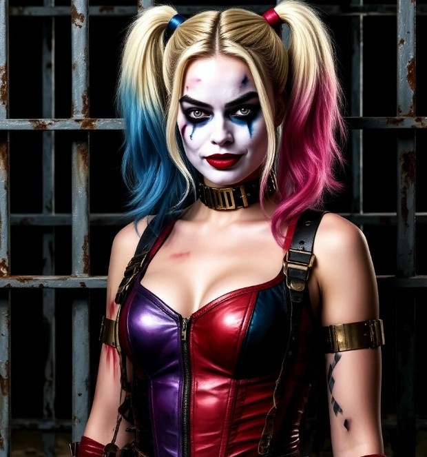 Харли Квинн. Её тоже выпустили из тюрьмы