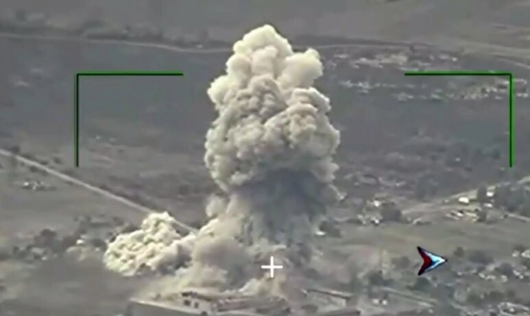    Удар по ВСУ под Гуляйполем. Фото: кадр видео