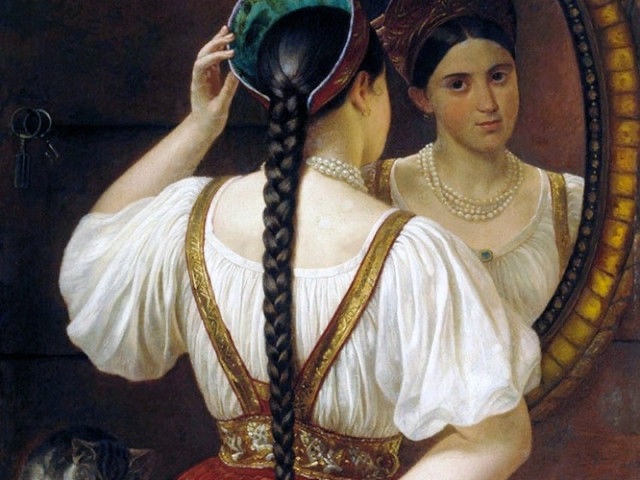 Девушка – только одна коса, «девичья коса»