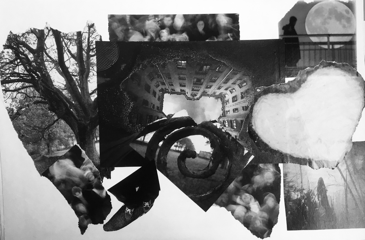 Коллаж "Чёрно-белые сны" Автор: Екатерина Володина