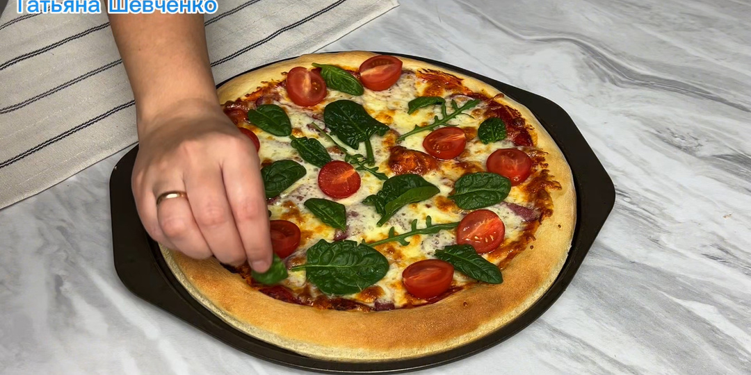 Подробный рецепт теста для пиццы