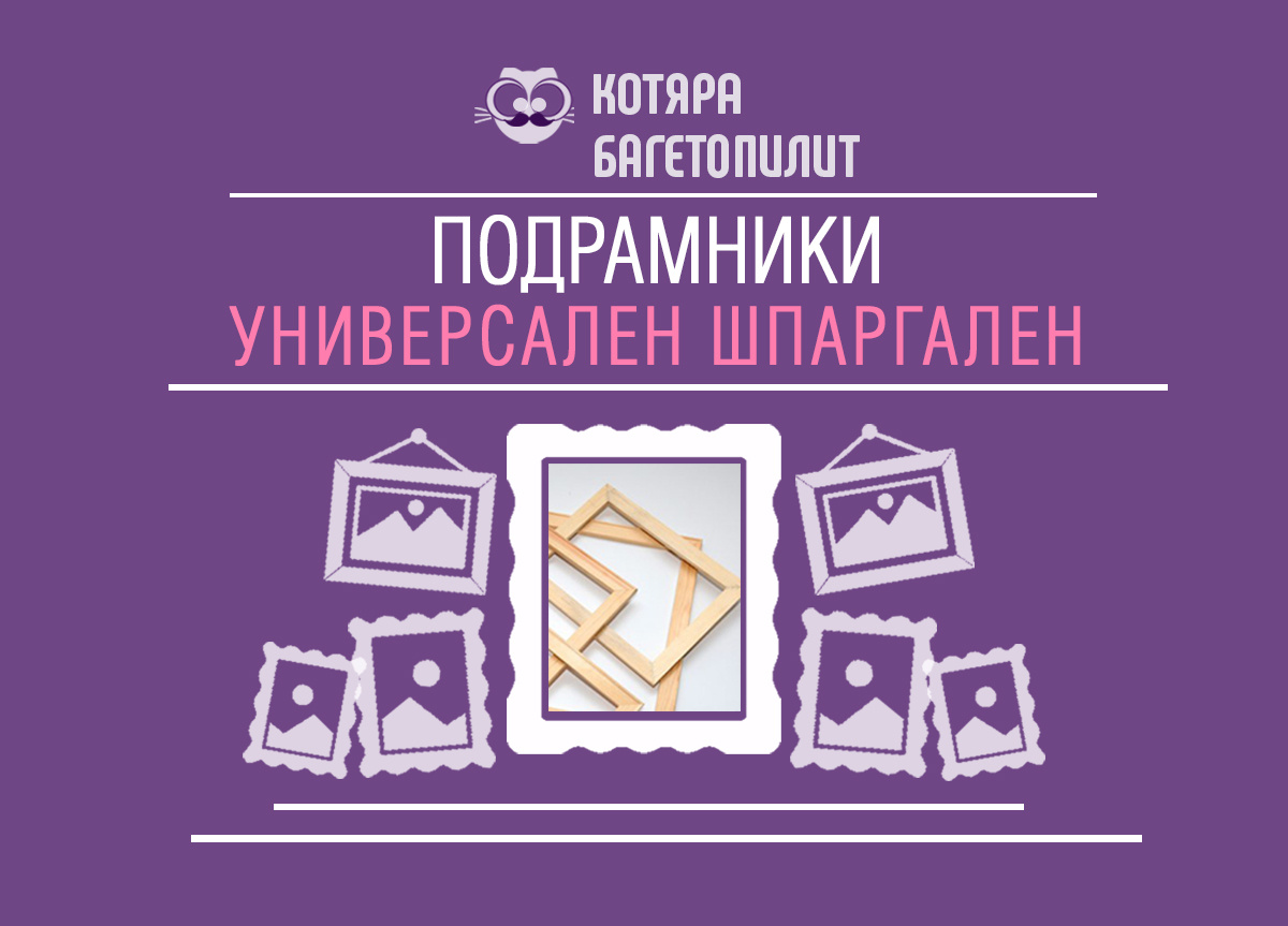 Подрамники: универсальная шпаргалка