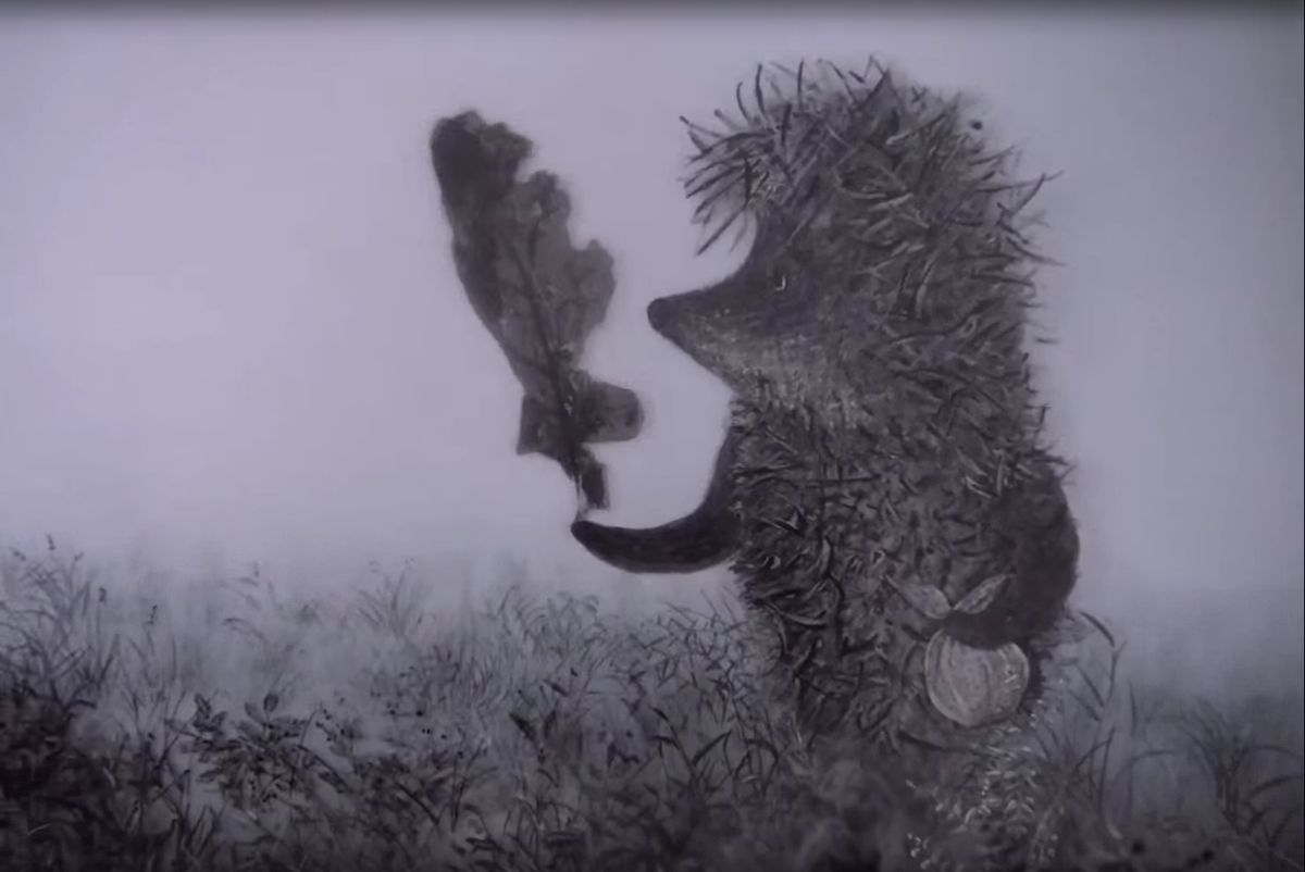 Кадр из мультфильма "Ёжик в тумане".