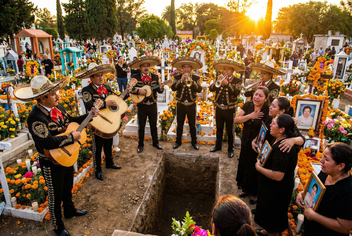 Мариачи на похоронах — это не шоу, а способ помочь душе найти дорогу через музыку.