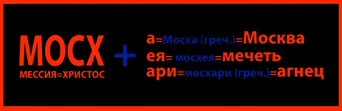 МОСХ - корень в словах МОСХЕЯ, МОСКВА, МОСХАРИ