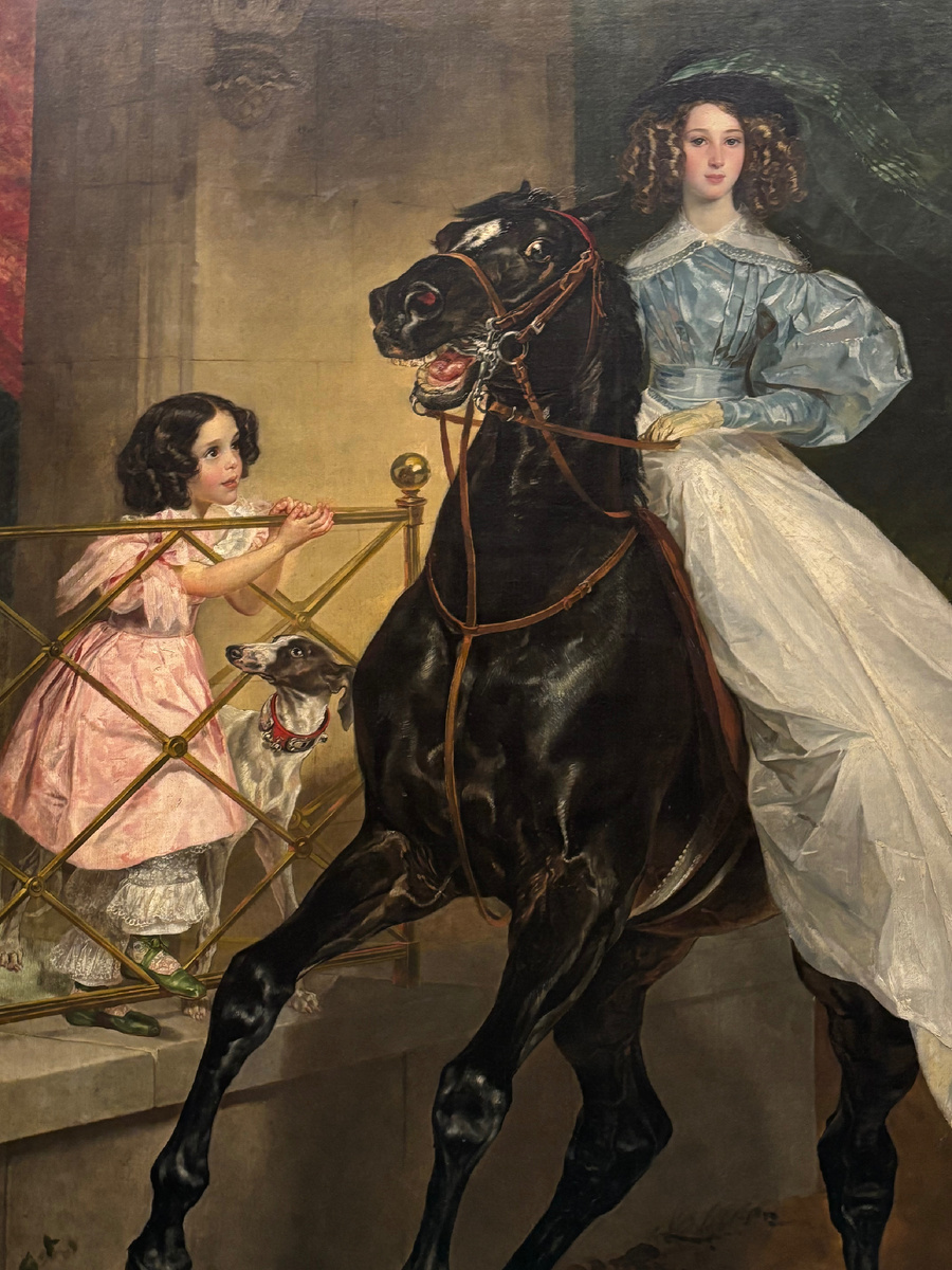 Всадница. Карл Брюллов