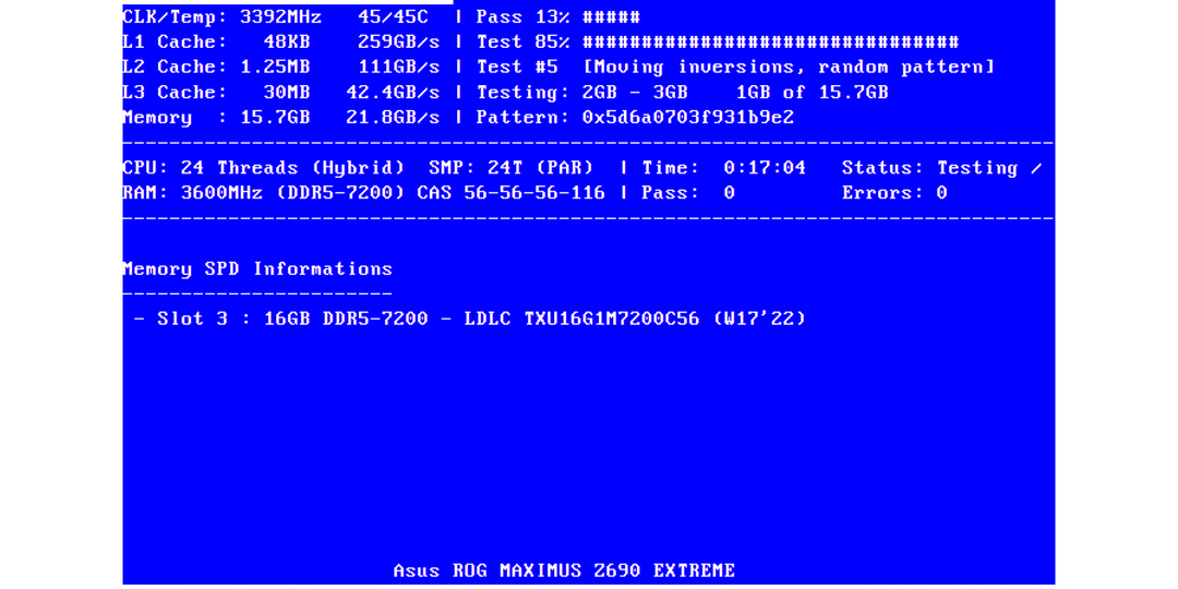 Memtest86+ обновилась до версии 8.00