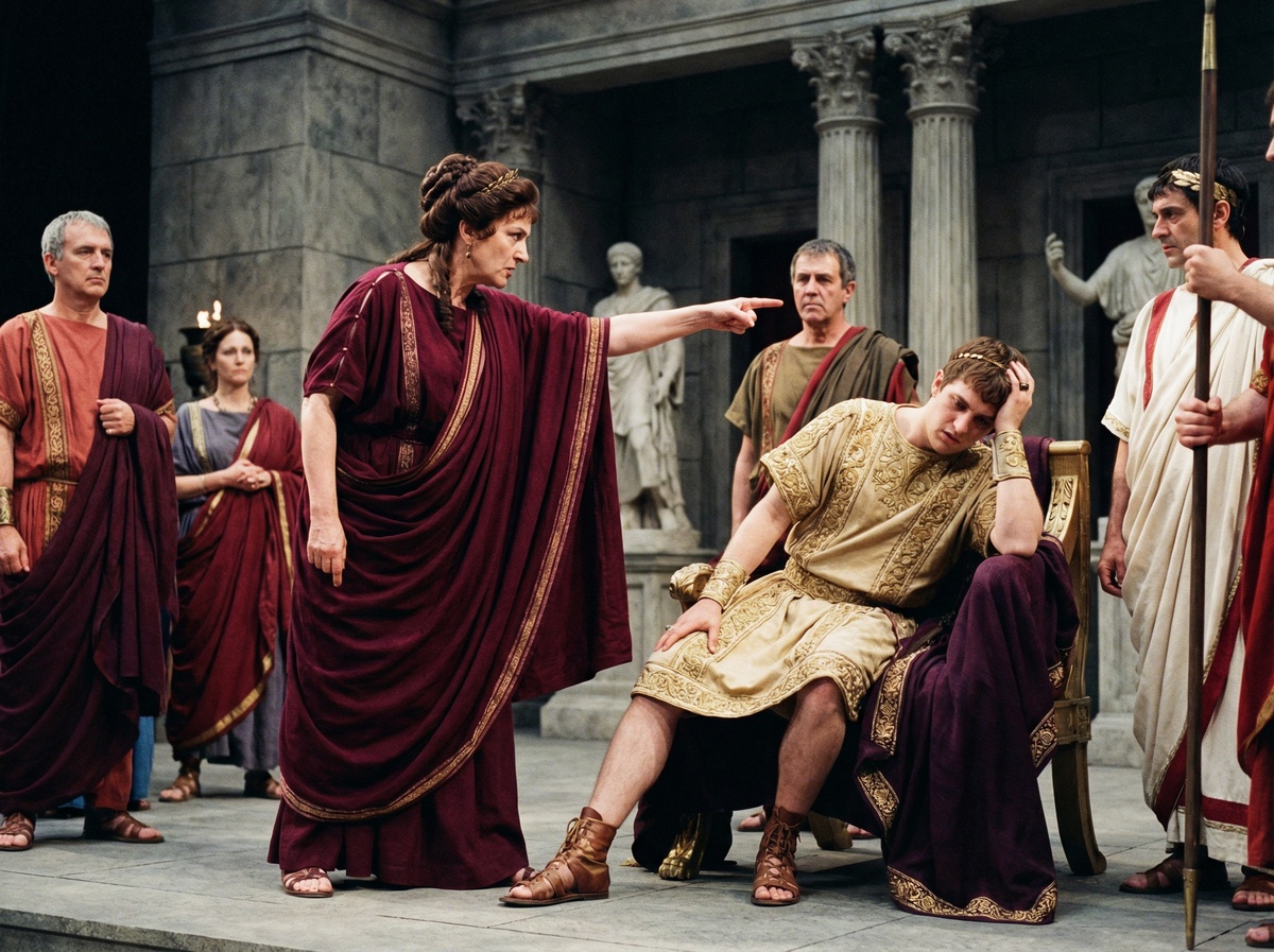 Маменькин сынок, который взбунтовался. Агриппина была реальным правителем Рима, и она не собиралась отдавать власть.