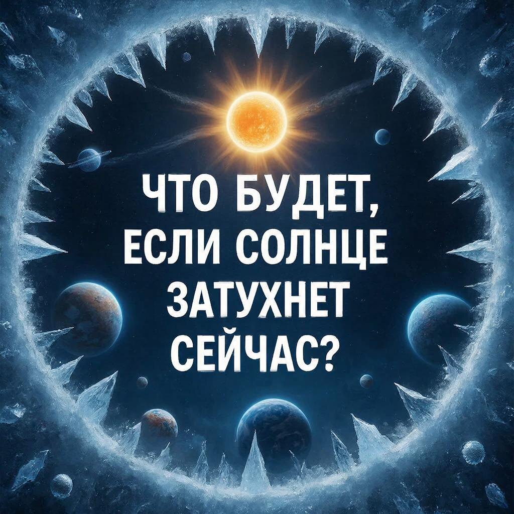 Давайте по минутам разберем, как будет умирать наша планета, если солнце погаснет сейчас.
