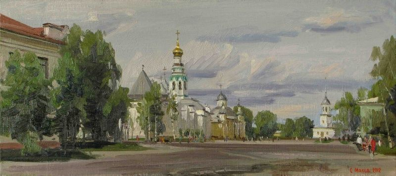 "Вологодский кремль". Е. Молев 