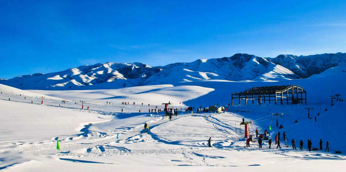 Фото горнолыжного курорта в Китае