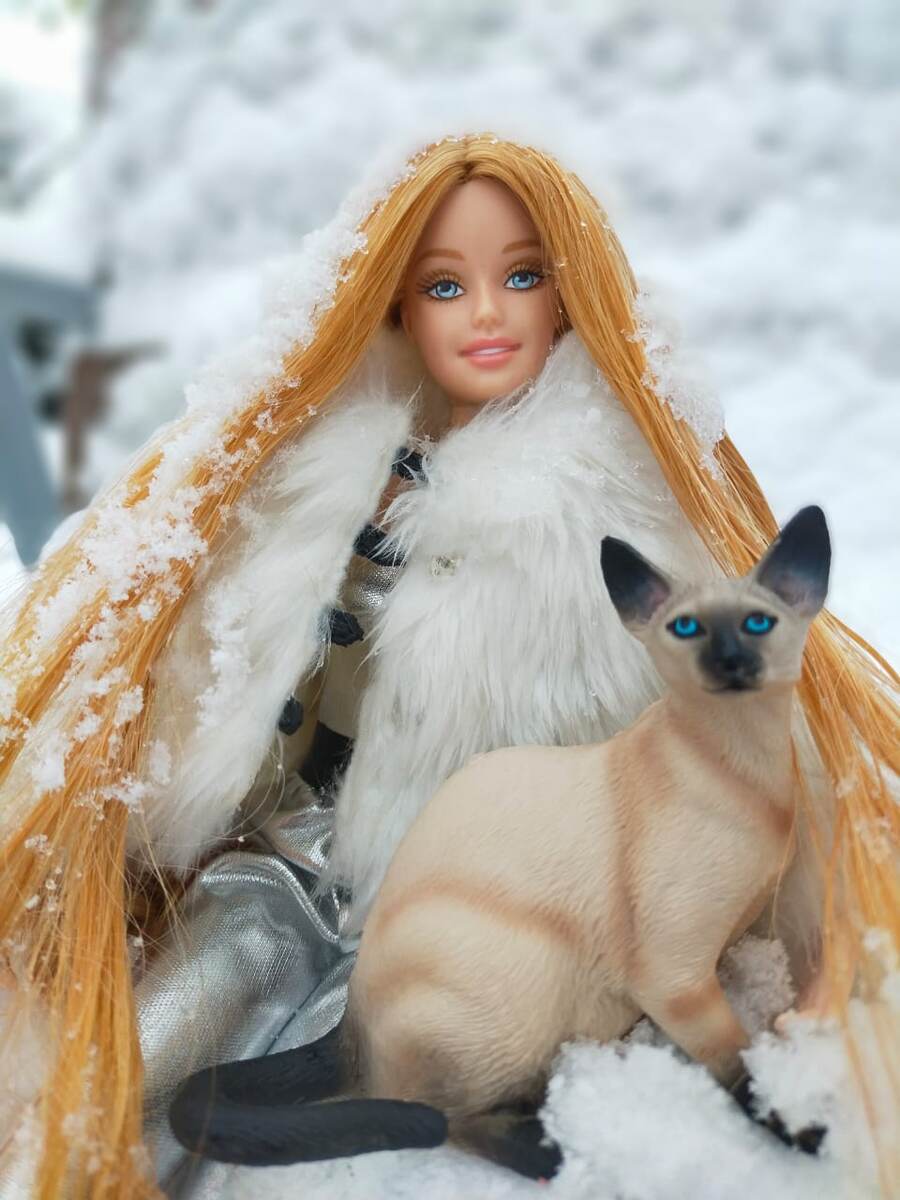 Барби Ангел из серии Рождественские Ангелы от Маттел выпуск 2000 г. Фото автора 